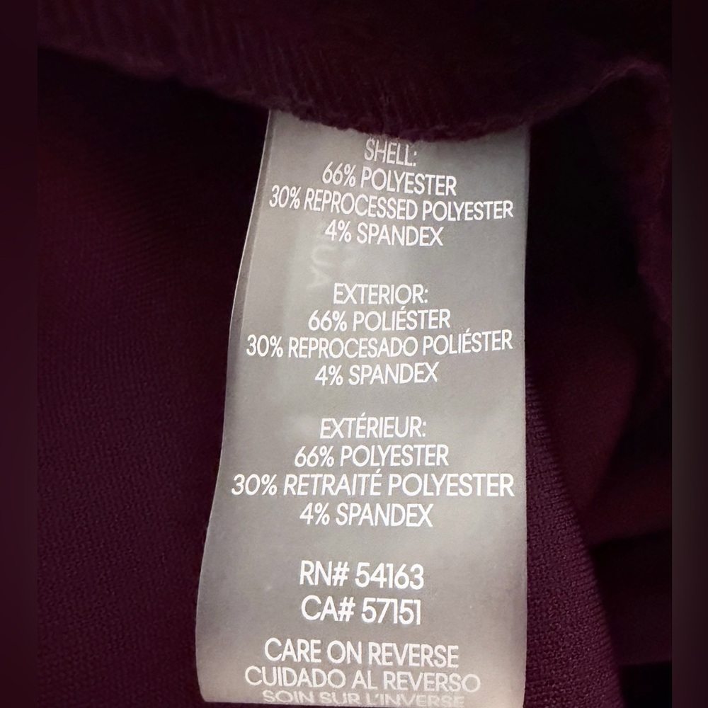 Calvin Klein Plum Bell-Sleeve Sheath Dress Size 16 - Picture 11 of 12